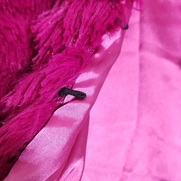 Hot Pink Anthropologie Faux Fur Capelet Shrug Bolero One Size Fits Most - Picture 3 of 15